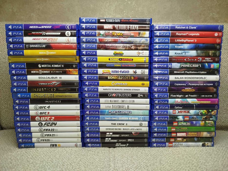 Диски на PS5 PS4
