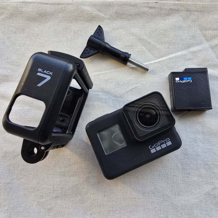 GoPro HER07 Black + аккумулятор + крепление