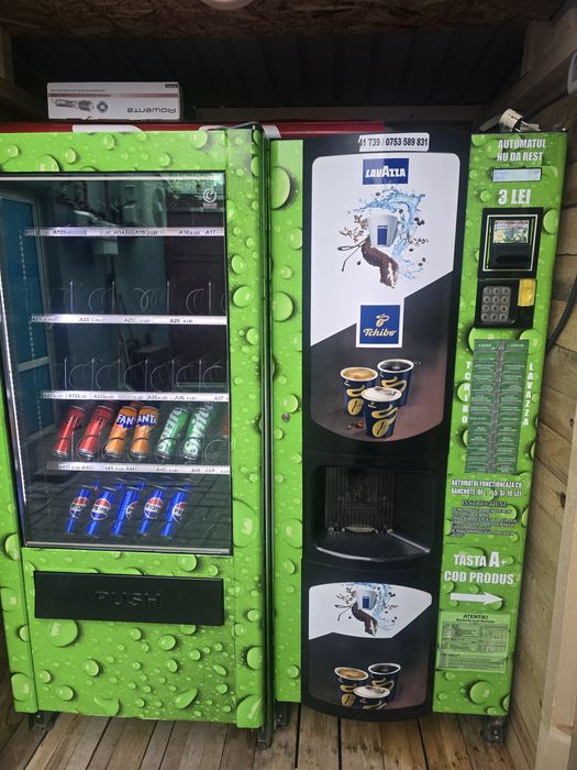 Autonomat cafea Bianchi bvm si distribuitor automat bvm slave