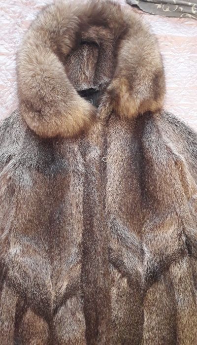 Шуба Нутрия с Песцом