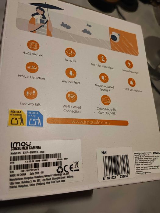 Camera de supraveghere Wireless IMOU Cruiser 2 , 8mp, 4k