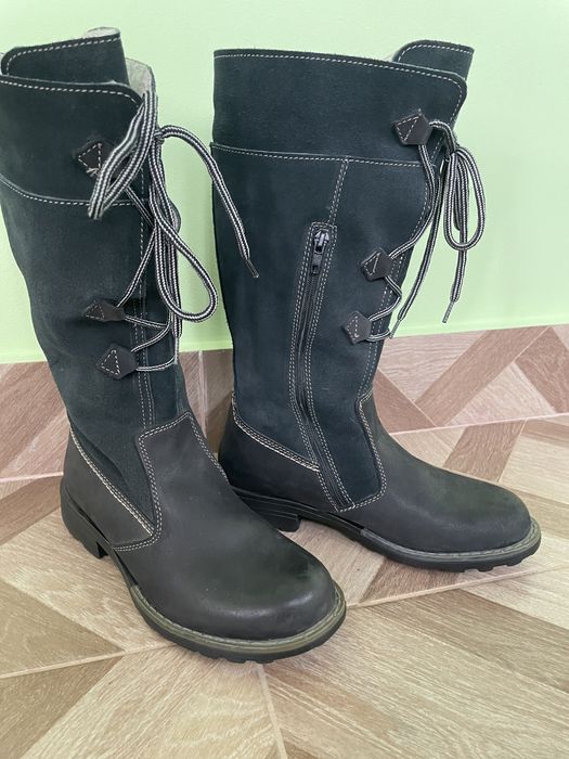 Ghete dama piele intoarsa