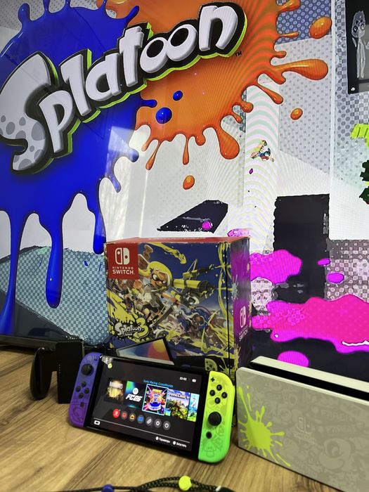 Прошитая+Лимитированная Nintendo Switch Oled Kaspi Red, 0-0-24