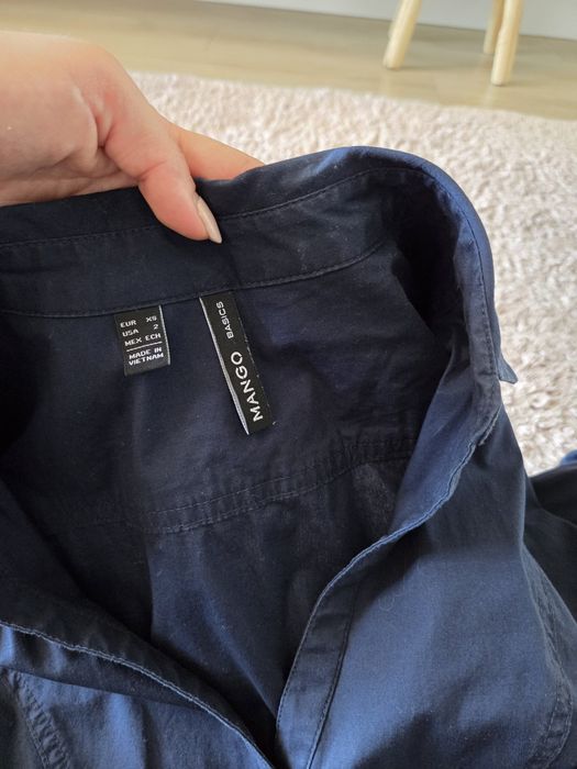 Тъмно синя рокля MANGO