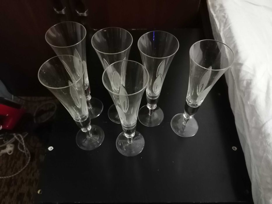 Стари 50 годишни кристални чаши