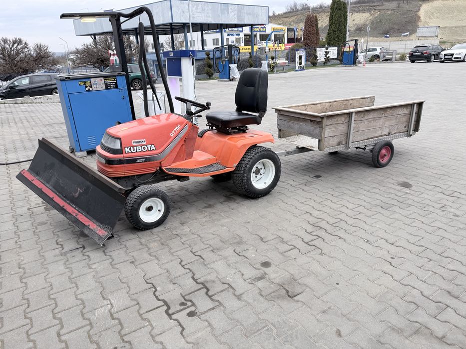 Kubota снегорин с ремарке