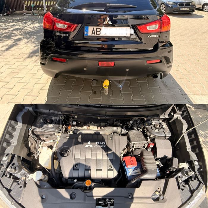 Mitsubischi ASX , 1.8 DI-D, 2012, 2WD, 150 CP, bare Thule, carlig decuplabil, 2 seturi 4 anvelope iarna/vara noi Pirelli si Hankook