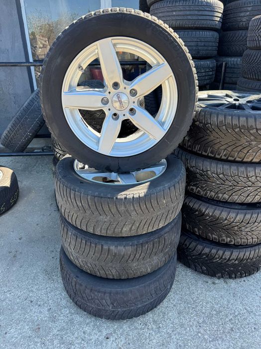 Set Jante Cu Anvelope BMW  Dezent 5x120 R16 cu anvelope Bridgestone 205/55 R16