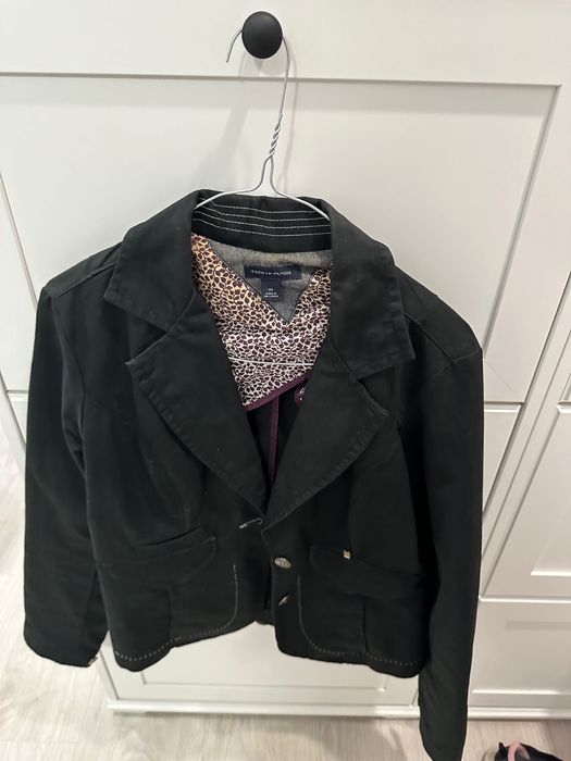 sacou negru dama tommy hilfinger