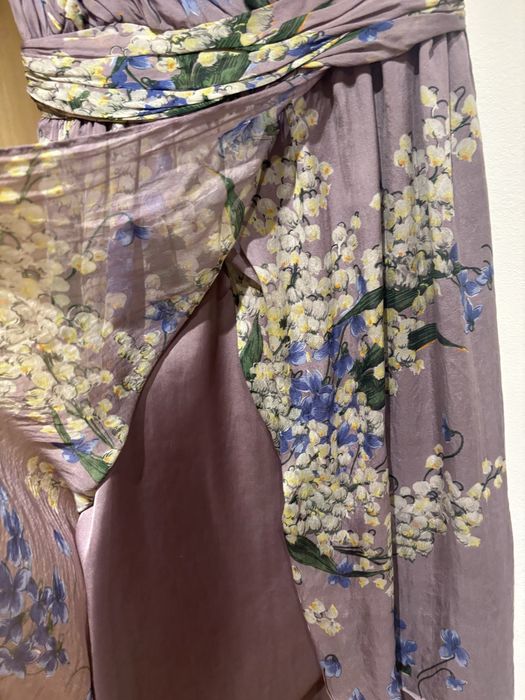 Rochie mov sin matase