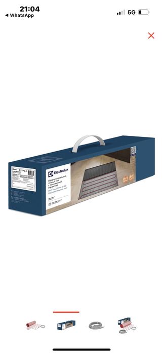 Electrolux теплый пол 5кв м с терморегулятором