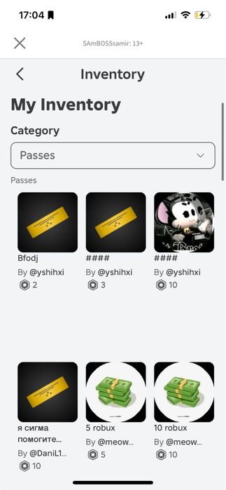 Продам акк в роблокс