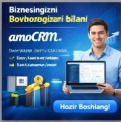 amoCRM sozlash..