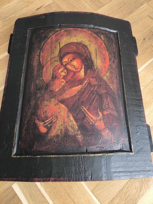 икона Богородица ръчна живопис