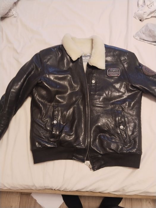 Кожаный куртка Авиатор