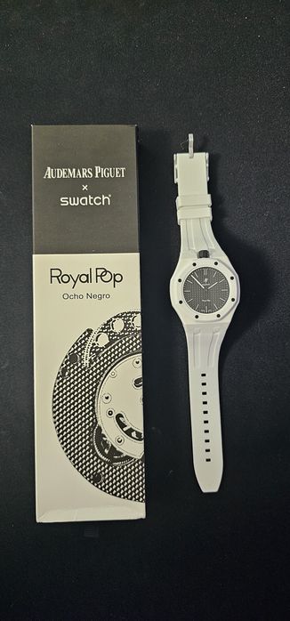Ceas AP x Swatch Ocho Negro