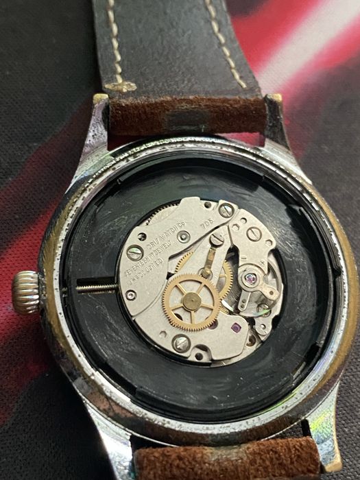 Oris Pointer Date, calibru 705, anii '60-'70