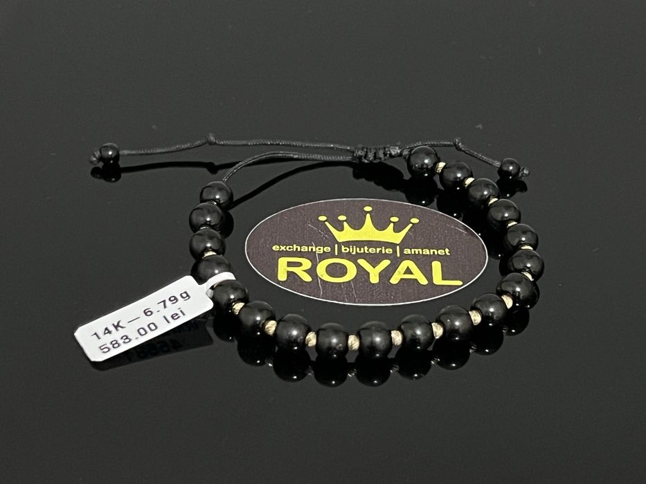 Bijuteria Royal CB : Bratara snur bile aur 14k  6,79 gr