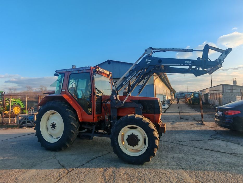 Tractor Fiat F100 cu incarcator frontal Faucheux