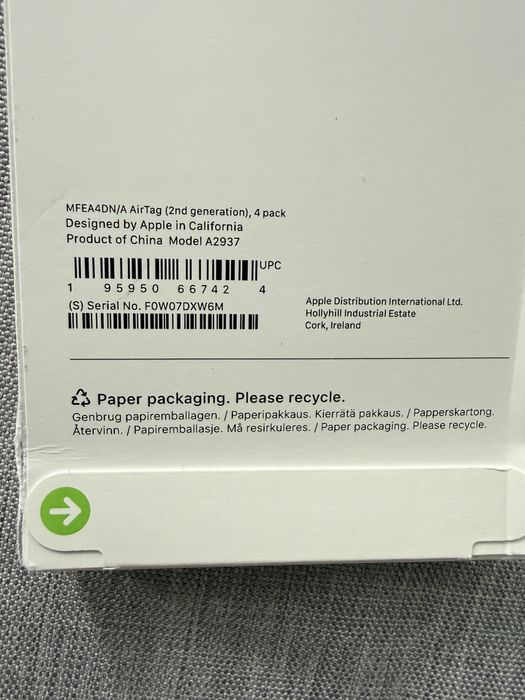 AirTag Apple 2nd generation Pachet 4