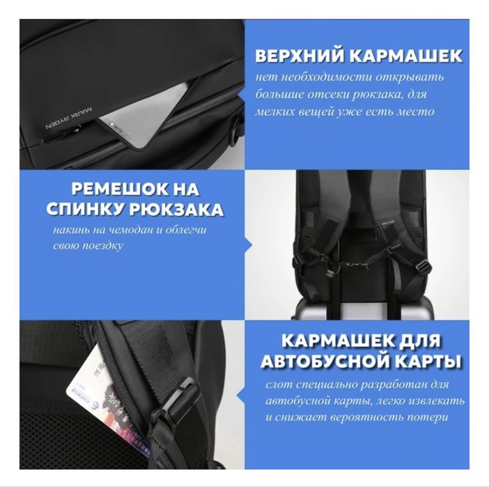 Рюкзак оксфорд городской Mark Ryden