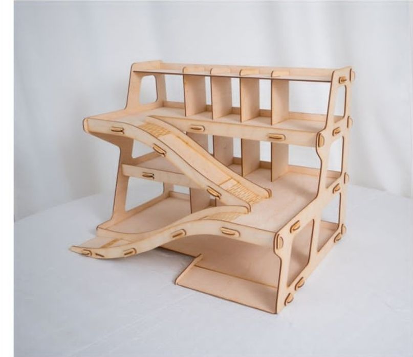 Парковка деревянная