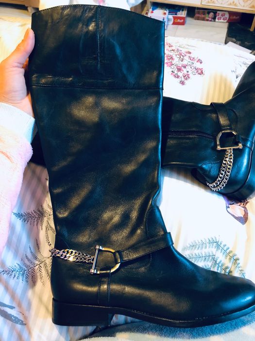 Ghete de piele de dama Ralph Lauren