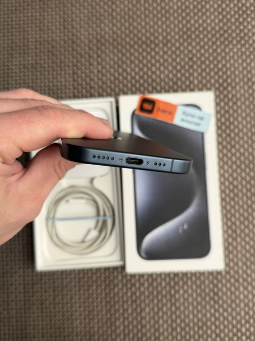iPhone 15 Pro*ЛИЗИНГ 19€/м Blue tiranium  айфон 15 про 128