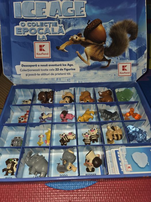 • Set complet 22 figurine Ice Age (fără album/cutie)