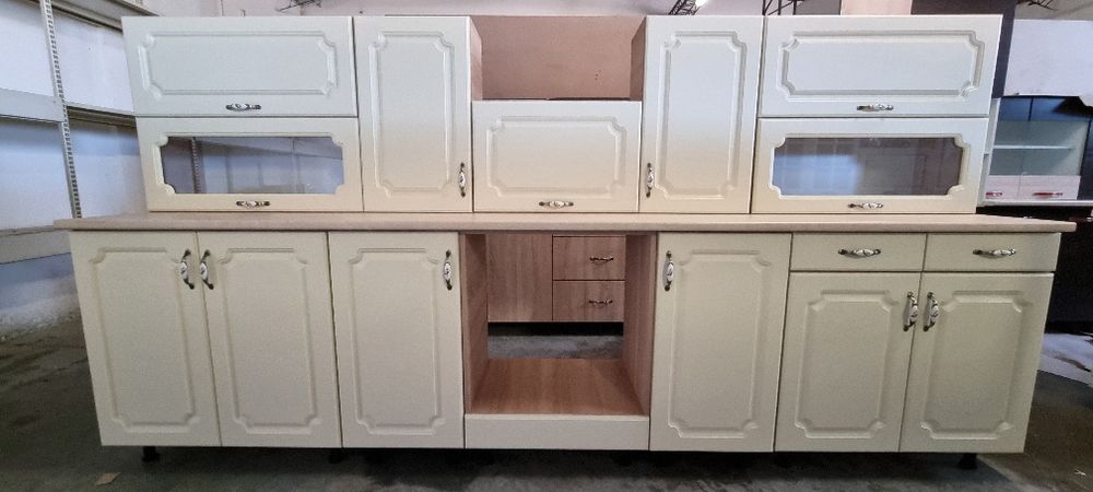 Mobila bucatarie modulara noua 3ml cu fronturi mdf