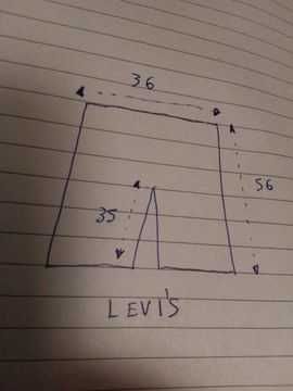 Къси панталони Levis (таля 72 cm )