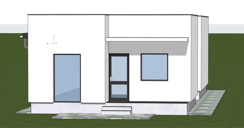 Ansamblu 8 case stil mediteranean