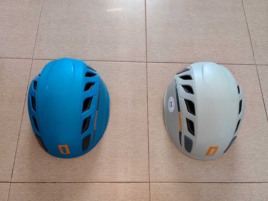 Echipament escaladă, Coardă, cască, ham