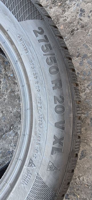 4 anvelope iarna ca noi Continental 275/50/20.Pretul este pe bucata.