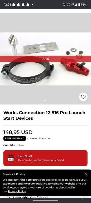 Vand Works Connection Pro Launc Control kit