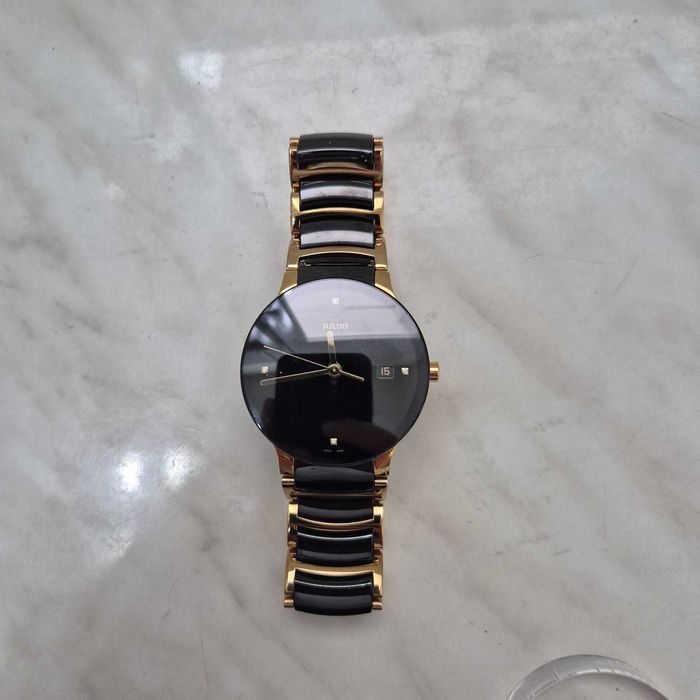 Set ceasuri Rado Centrix Dama si Barbat Negru Zeus Amanet Rahova 31399