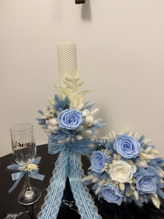 Buchete,lumanari,pahare si alte articole pentru evenimentul tau specia