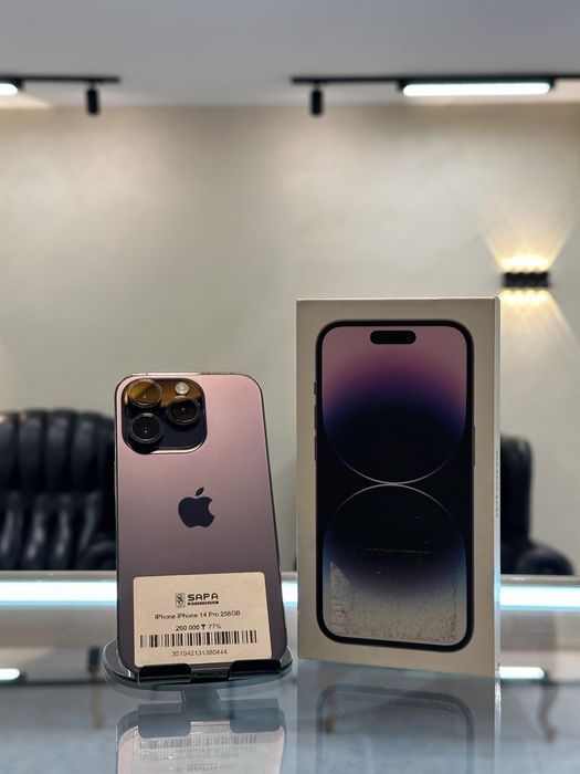 айфон 14 про фиолетовый 77%