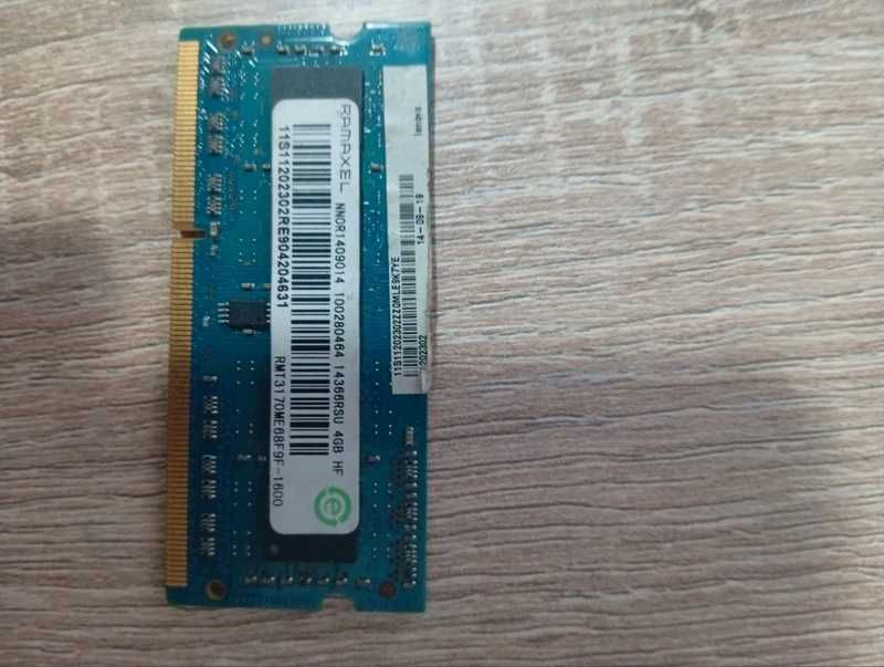 Memorie Laptop Ramaxel 4GB DDR3 PC3L 12800S 1600Mhz