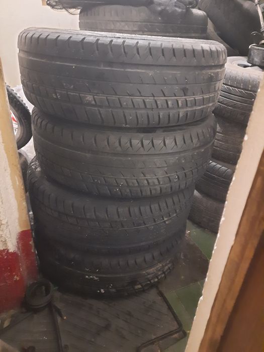 Продам диски с резиной r16  4:100 лето