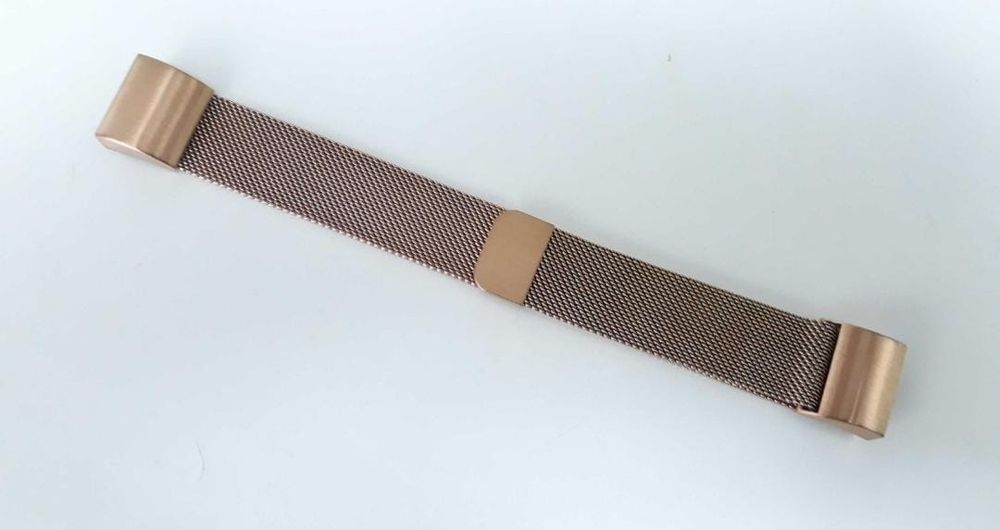 Curea magnetica ceas FitBit Charge 2  metalica rose gold