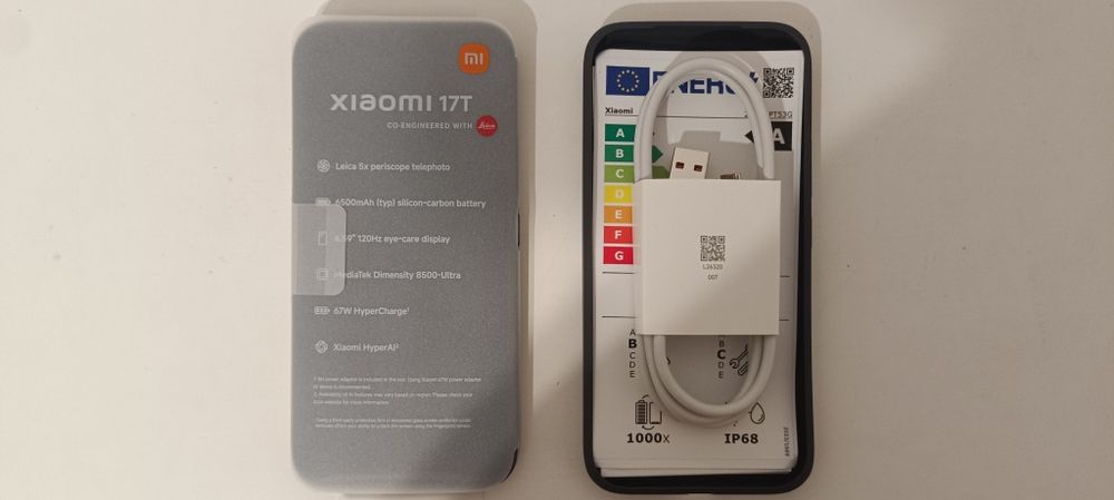 Xiaomi 17t black 256gb/12gb