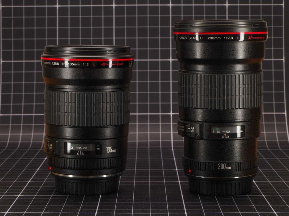 Canon 135mm f/2.0 L + Canon 200mm f/2.8 II L