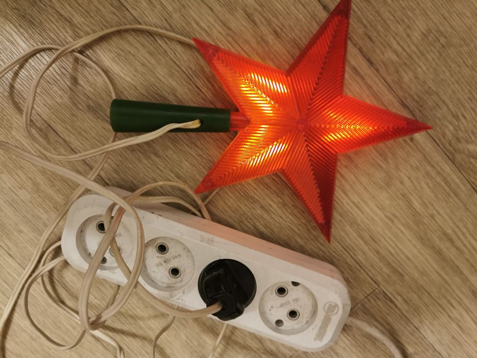 Звезда на ёлку. Из СССР. Ретро.