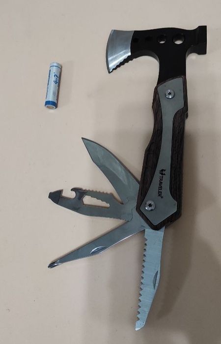 Мультитул Топор-Складной инструмент нож лучший подарок для мужчин!
