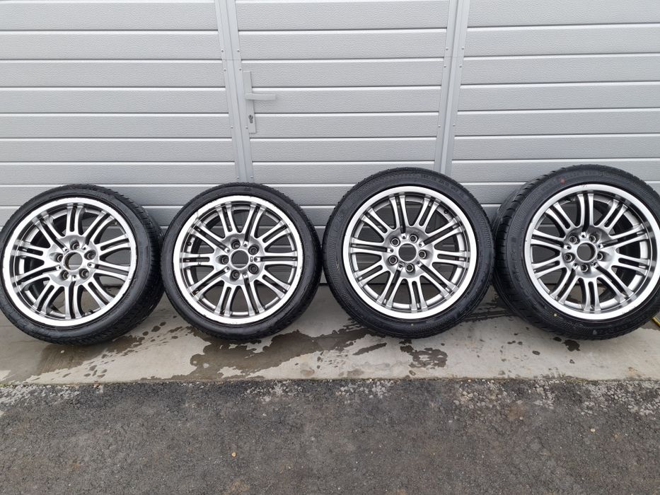 Jante  M + cauciucuri 2 latimi BMW E46-E90-E93 R18 / cod-2229950 OEM