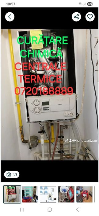 Reparații Centrale Termice Curățare Chimică