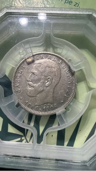 1 lei 1906 argint