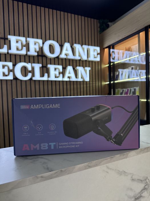 Fifine AmpliGame AM8T Gaming Streaming Microphone Kit