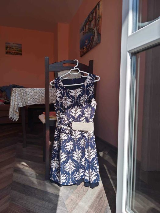 Дамска рокля с колан LUCY